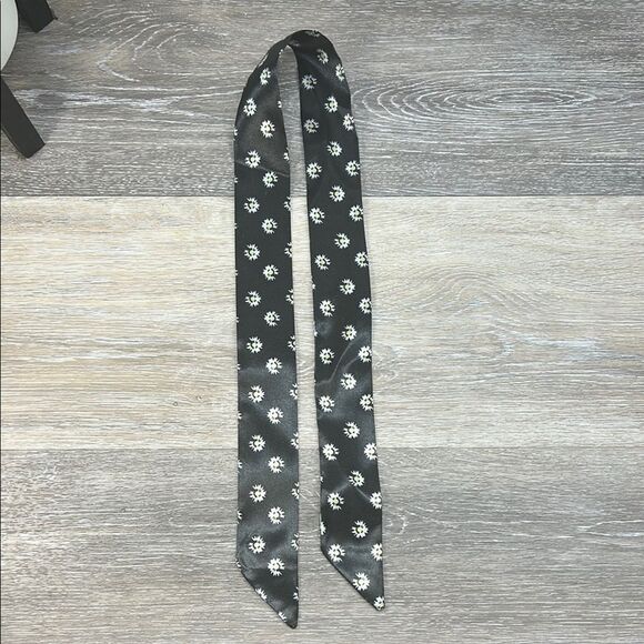 Black floral purse bag twilly - Picture 1 of 2